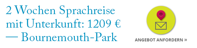2 Wochen Sprachreise Englisch in Bournemouth Park mit Unterkunft 1209 Euro bei LISA! Sprachreisen Angebot