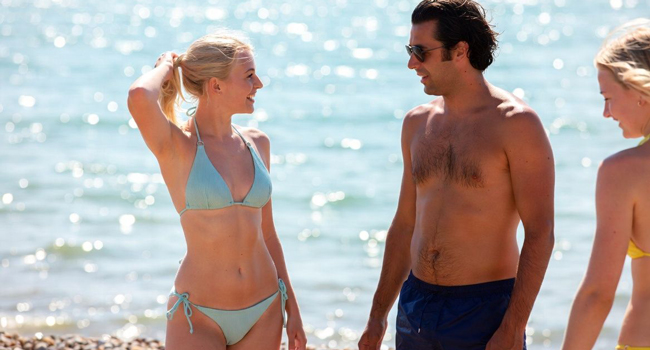 Erwachsene Teilnehmer am Meer in Brighton während einer LISA! Sprachreise in England beim Austausch