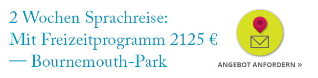  2 Wochen Sprachreise Englisch in Bournemouth Park mit Freizeitprogramm 2125 Euro bei LISA! Sprachreisen Angebot