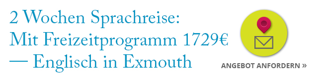 2 Wochen Sprachreise mit Freizeitprogramm in Exmouth für 1729 Euro bei LISA! Sprachreisen Englisch für Schüler