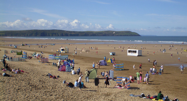  Strand und Küste in Ilfracombe während einer LISA! Sprachreise mit Meer, Sand und Freizeitaktivitäten