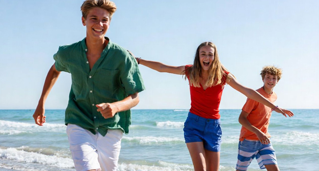 Italienisch Sprachreise Lignano mit LISA! – Strand, Freizeit und Sprachabenteuer am Meer erleben Jugendliche genießen Strand und Meer während einer LISA! Sprachreise nach Lignano und lernen Italienisch in sommerlicher Atmosphäre