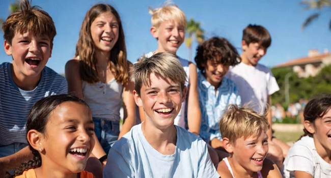 Gruppe von Schüler Sprachreisen Málaga mit LISA! Sprachreisen mit Betreuung