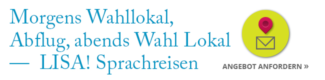 Bundestagswahl 2025 Morgens Wahllokal Abflug abends Wahl Lokal LISA! Sprachreisen