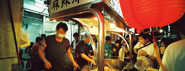 LISA-Sprachreisen-Erwachsene-Chinesisch-Taiwan-Taipei-Nacht-Markt-Essen-Stand