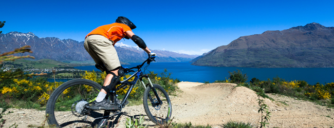 LISA-Sprachreisen-Erwachsene-Englisch-Neuseeland-Queenstown-Sport-Freizeit-Mountain-Bike