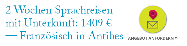 2 Wochen Sprachreise mit Unterkunft in Antibes, Frankreich, für 1409 Euro bei LISA! Sprachreisen