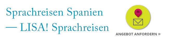 Sprachreisen Spanien mit Briefumschlag Angebot anfordern