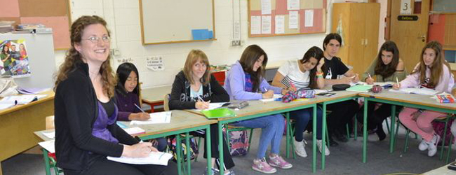 Englisch-Sprachunterricht an der Sprachschule in Kilkenny Unterricht mit mehreren Schülern an der LISA! Sprachschule in Kilkenny