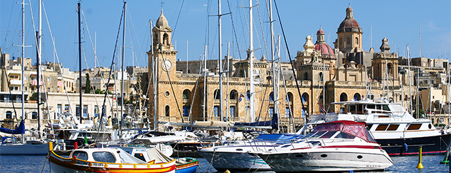 LISA-Sprachreisen-Schueler-Englisch-Malta-Hafen-Boote-Segel-Kirchen-Aussicht-Sehenswuerdigkeiten-Freizeitprogramm