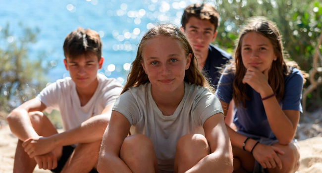 Sprachreisen für Schüler in Malta-St-Julians mit LISA! Sprachreisen 4 Kinder am Meer in Malta St Julians auf Sprachreise Malta mit LISA! Sprachreisen